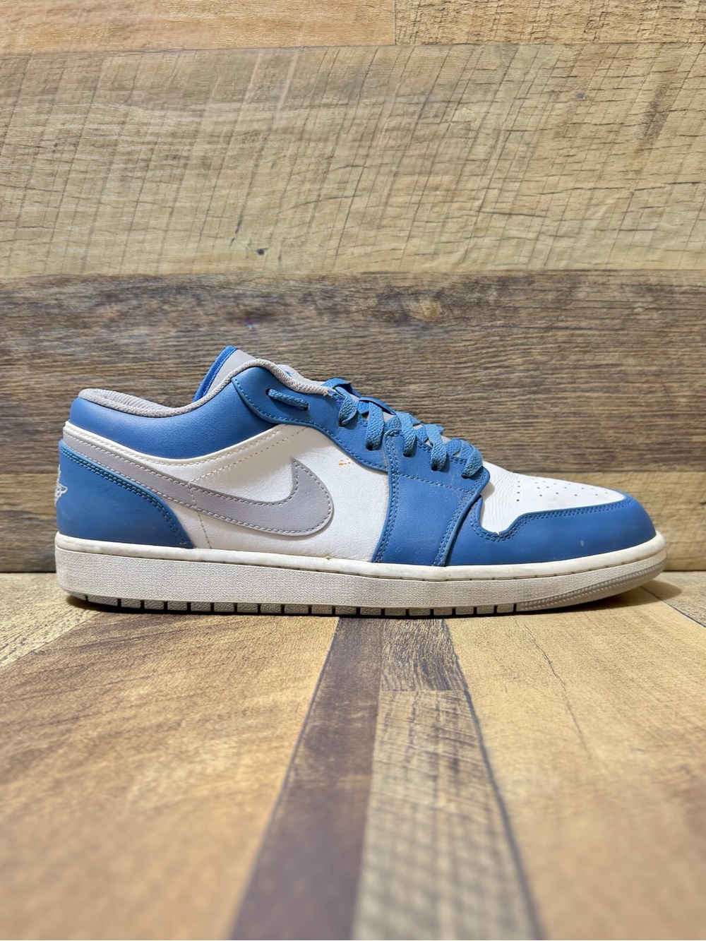 Nike Air Jordan 1 Low 'True Blue' Athletic Sneakers Size 13 Men’s 553558-412